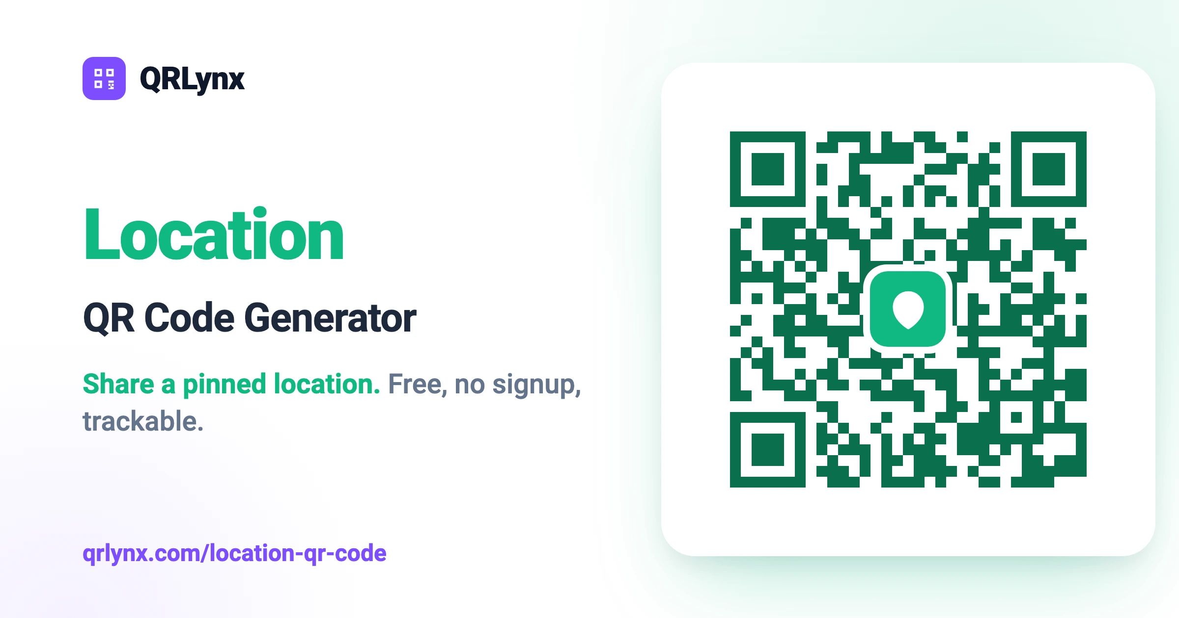 Location QR Code Generator | GPS & Maps QR Codes | QRLynx