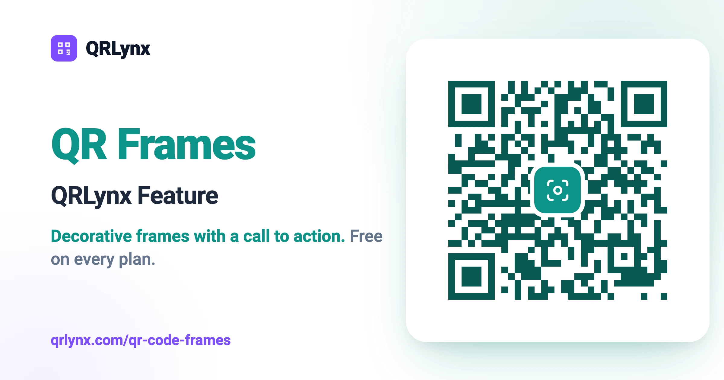 QR Code Frames: Add a Scan-Me Frame With Custom Text | QRLynx