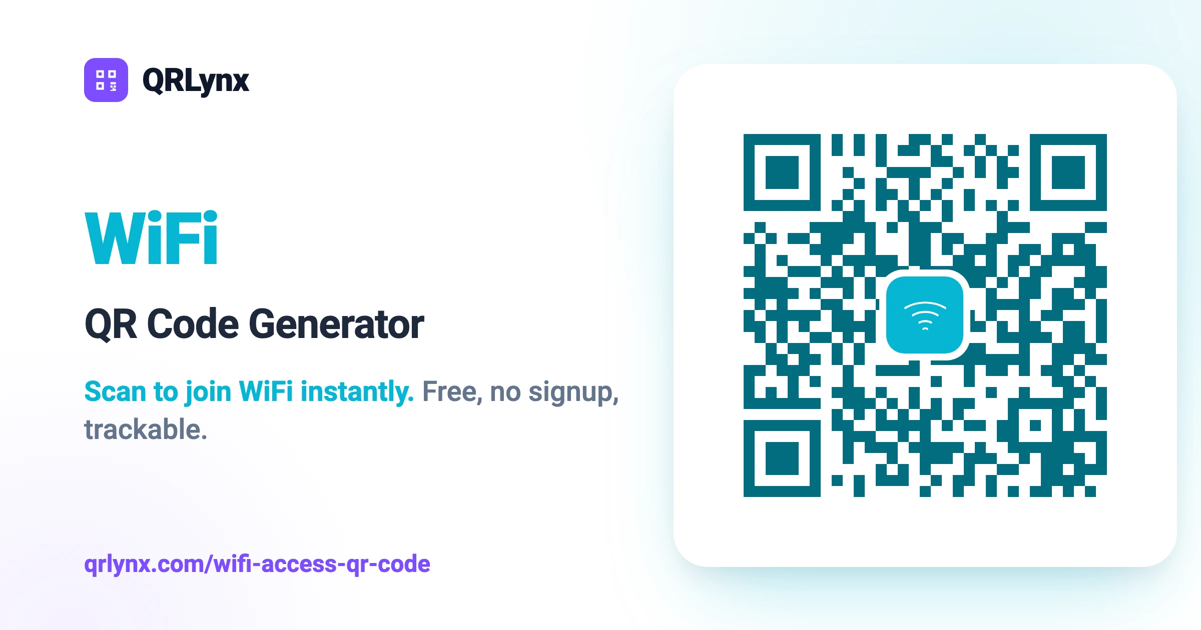 Networking Qr Code WiFi QR Code Generator | Create a Network QR Code | QRLynx